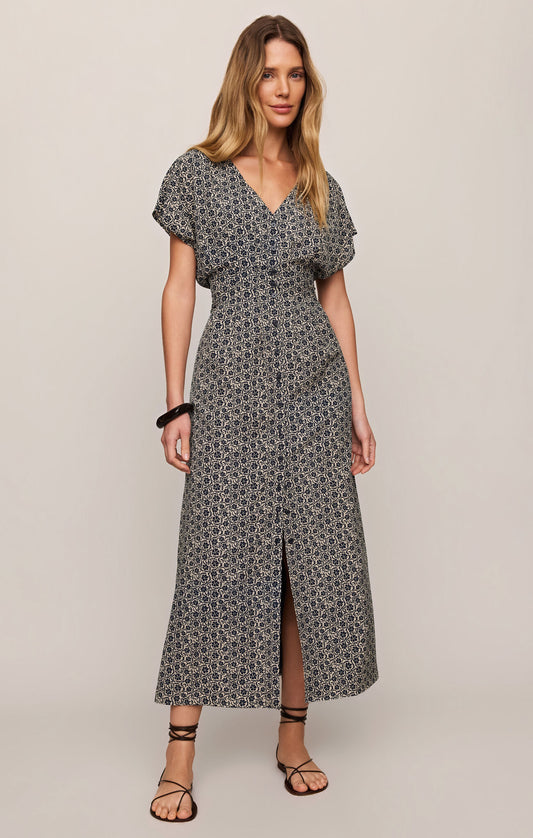 Z Supply Sanna Iris Floral Midi Dress