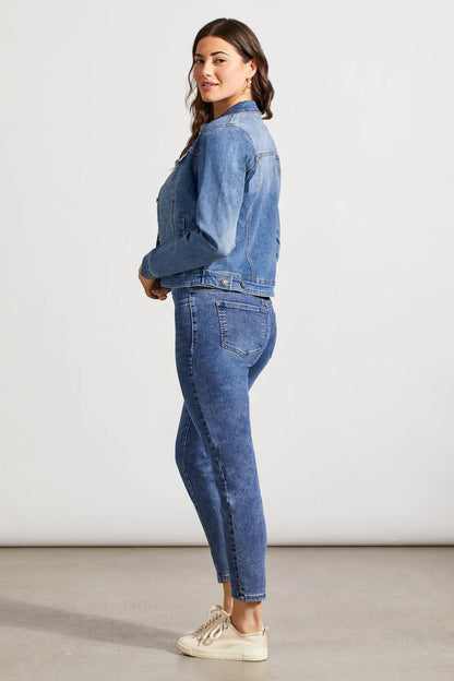 Tribal Classic Fit Comfort Stretch Denim Jacket