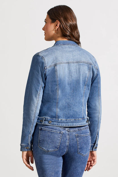 Tribal Classic Fit Comfort Stretch Denim Jacket