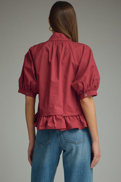 Ruffle Detail Blouse