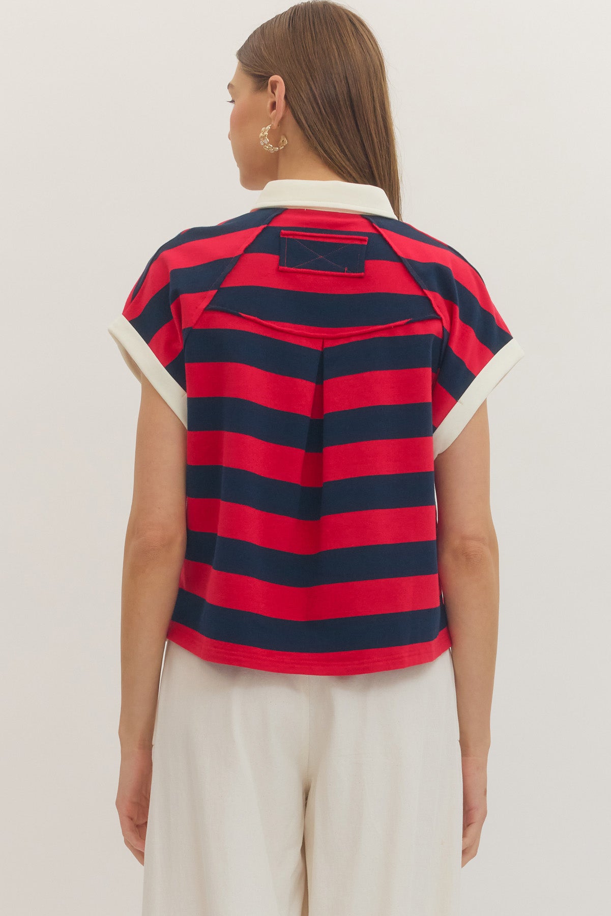 Striped polo