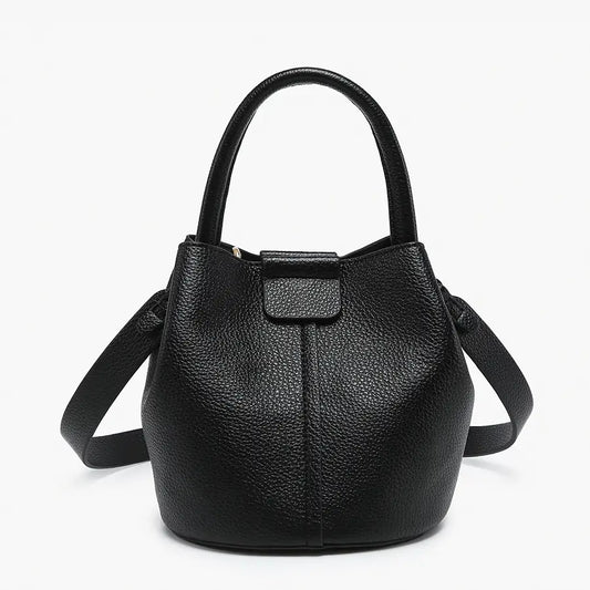 Bucket Bag with Handle and Strap