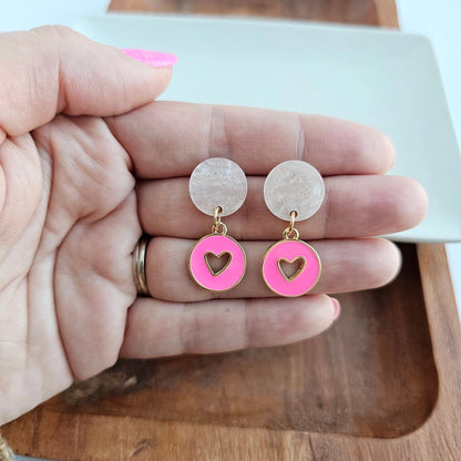 Amora Heart Earrings