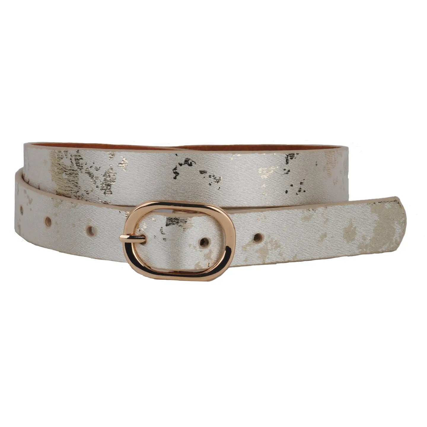 Gold Flake Shimmer Belt