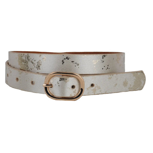 Gold Flake Shimmer Belt