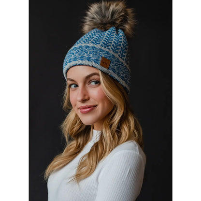 Knit Pom Hats