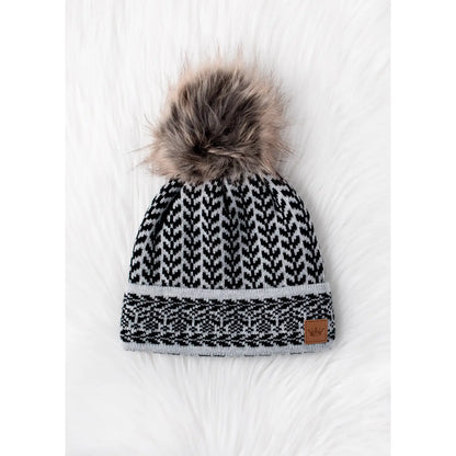 Knit Pom Hats