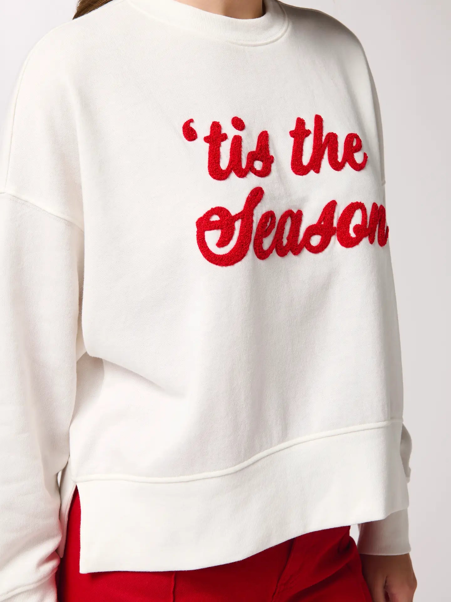 Shiraleah "Tis the Season/ Fa La La" Relaxed Sweatshirt
