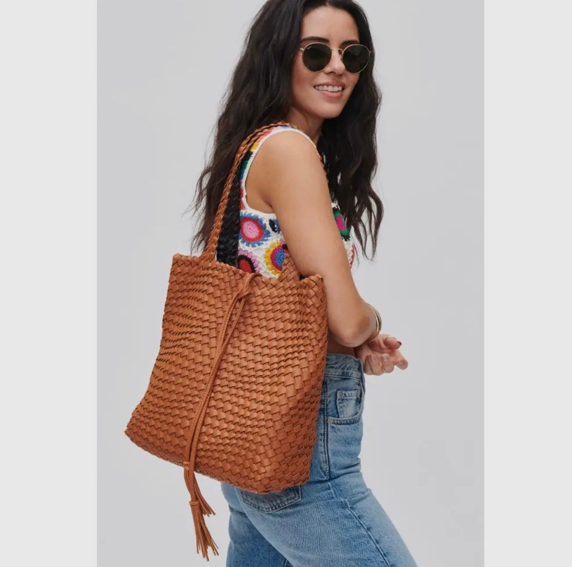 Wilhelmina Woven Tote