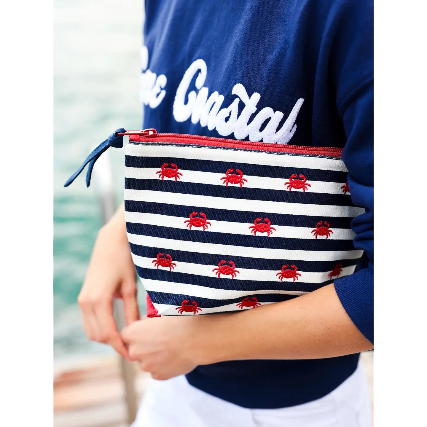 Shiraleah Crab Zip Pouch