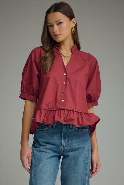 Ruffle Detail Blouse