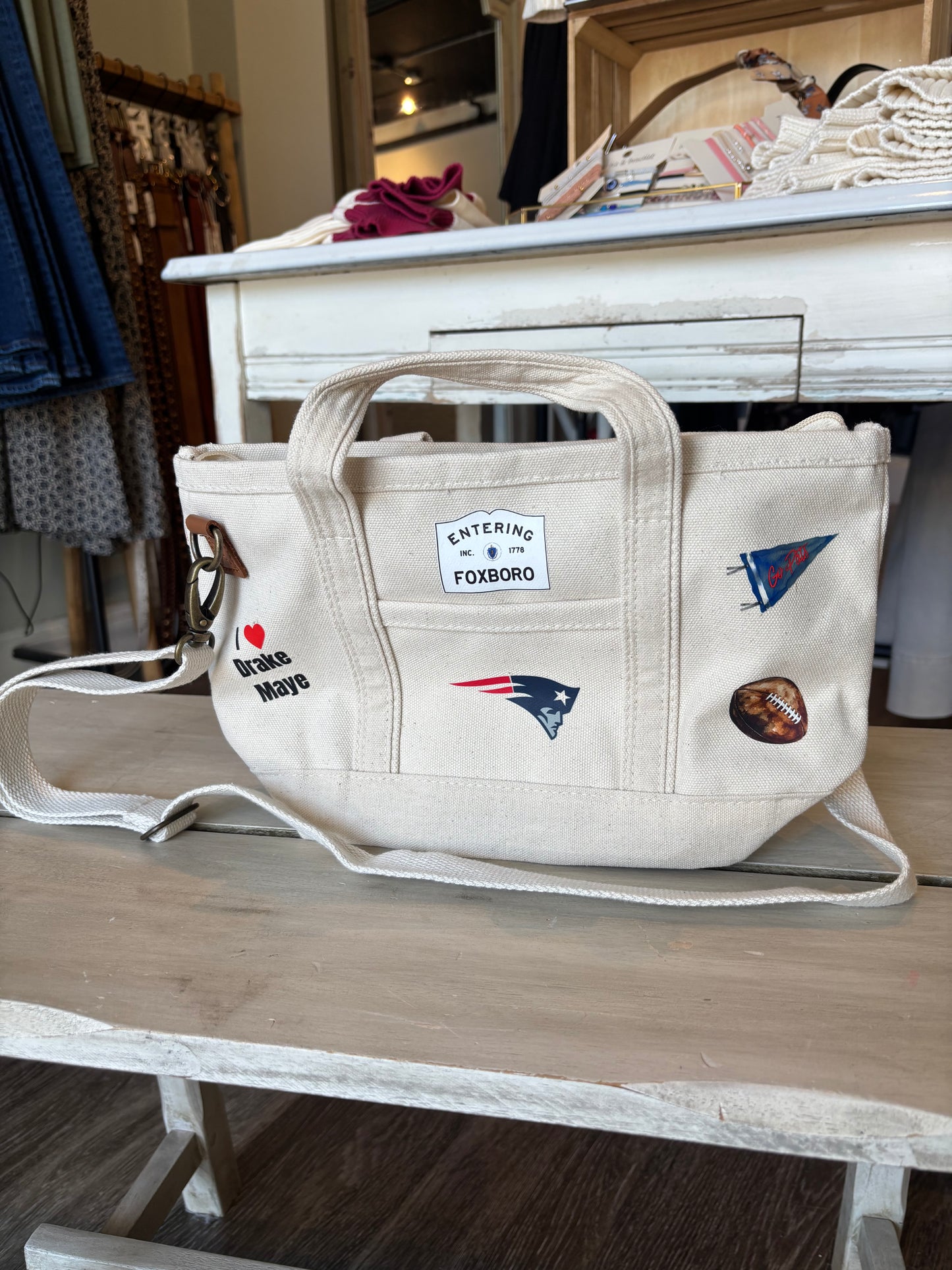 Patriots Crossbody Totebag