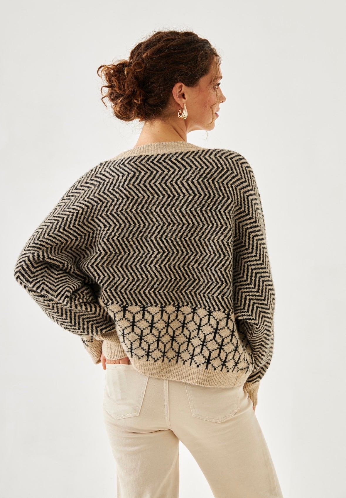 Geometric Cardigan