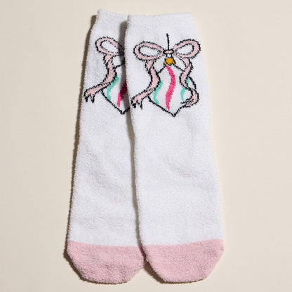 Nutcracker Set of 4 Fuzzy Socks