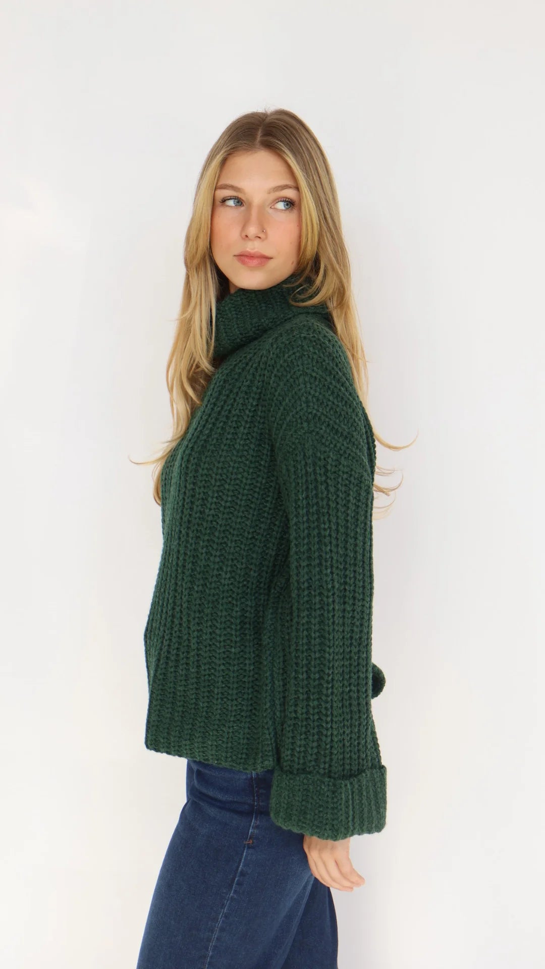525 America Vida Turtleneck Shaker Pullover