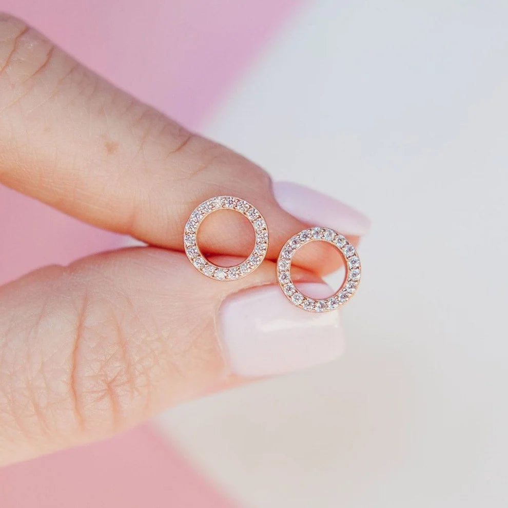 Chloe & Lois Halo Studs