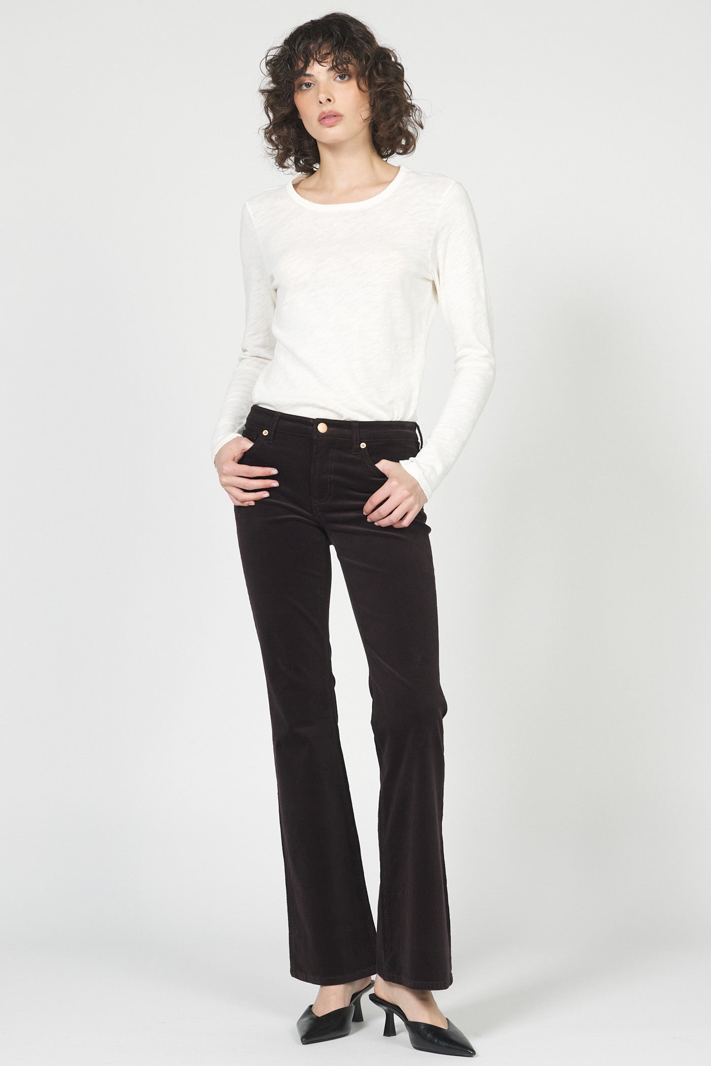 Dear John Rosa Flare Corduroy