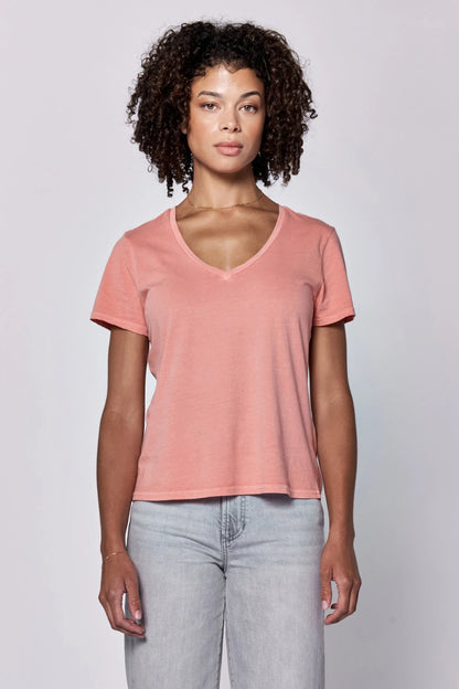 Dear John Madelyn V-Neck Short Sleeve Top