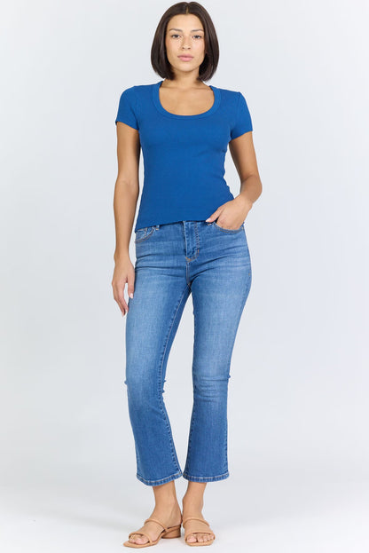 Dear John Jurnee Scoop Neck Rib Tee