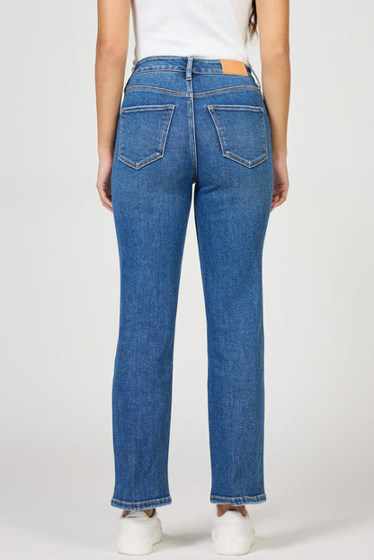 Dear John Anika Mid Rise Straight Leg Denim