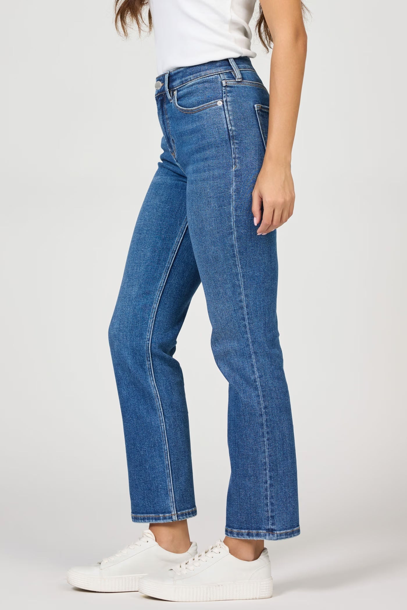 Dear John Anika Mid Rise Straight Leg Denim