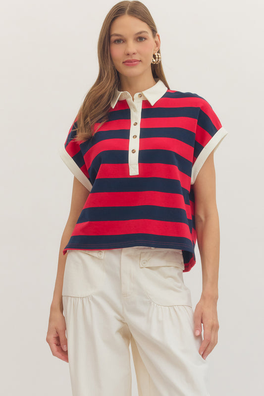 Striped Polo