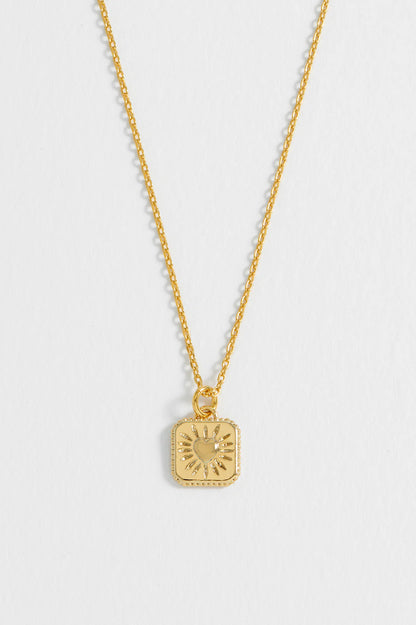 Heart Tablet Necklace
