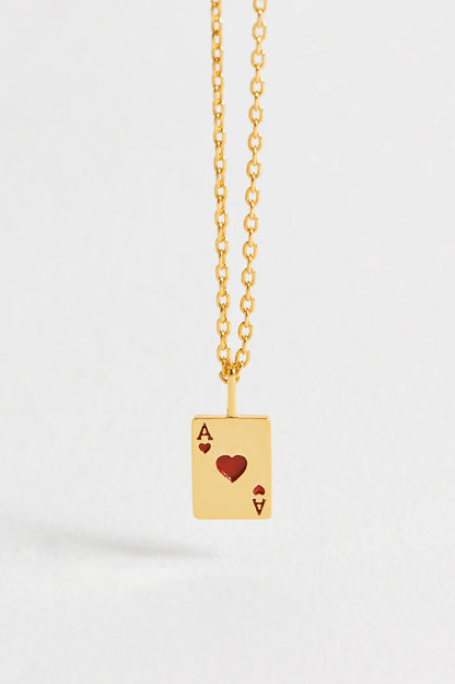Ace of Hearts Necklace