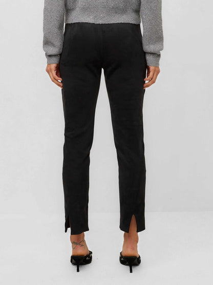 Fifteen Twenty Danae Ankle Faux Suede Knit Pant