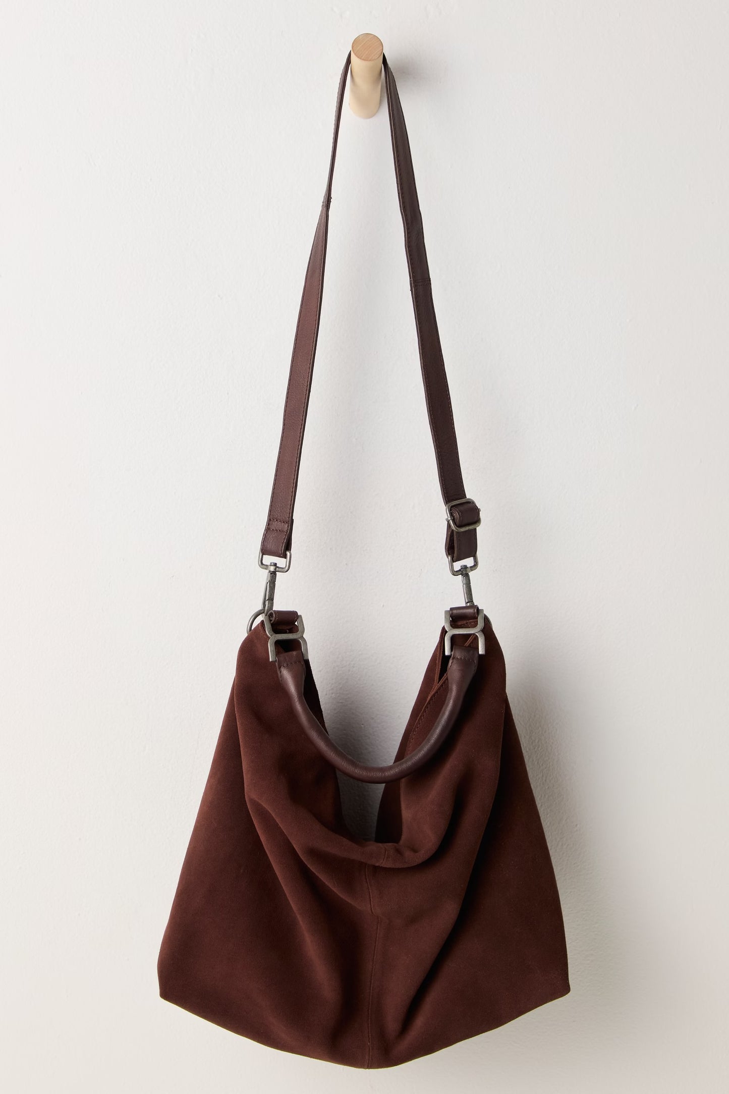Free People Suzie Suede Slouch Tote