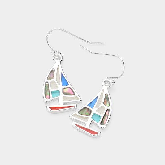 Boat Dangle Earrings