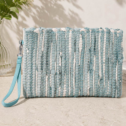 Boho Textured Crossbody Clutch