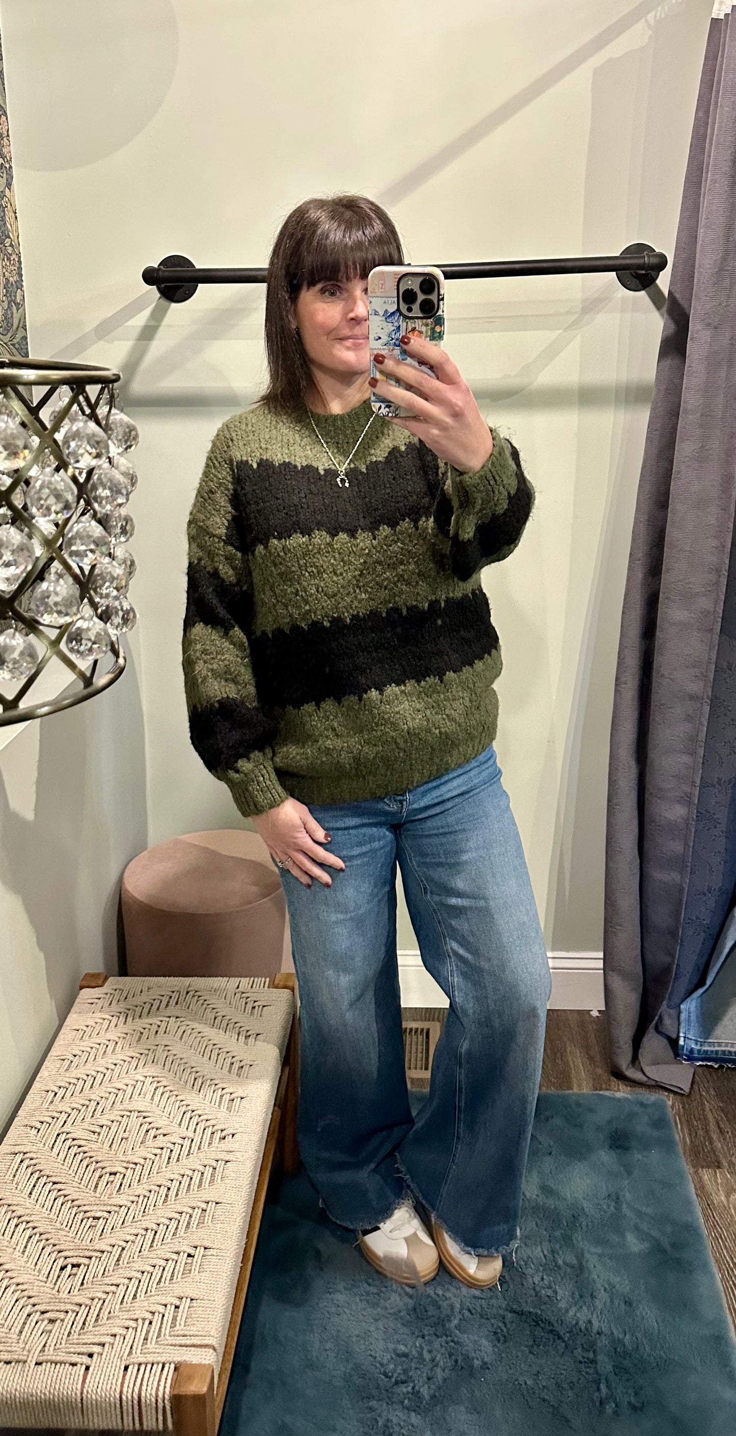 M Italy Striped Sweater