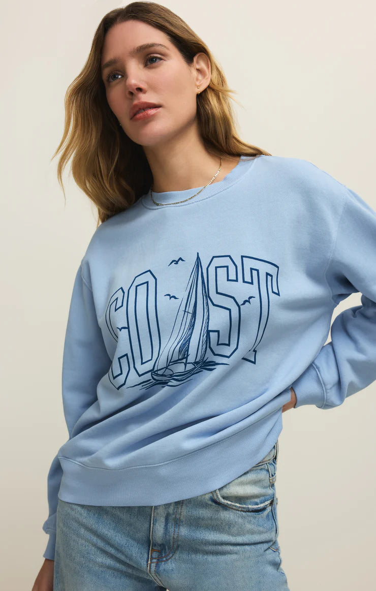 Z Supply Coast Boyfriend Sweatshirt