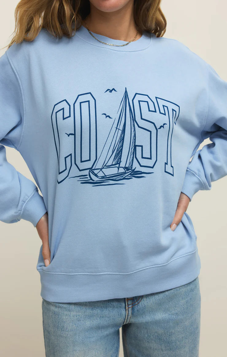 Z Supply Coast Boyfriend Sweatshirt