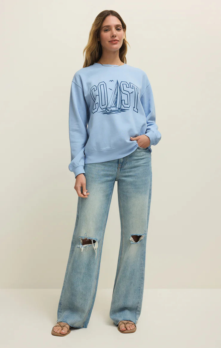 Z Supply Coast Boyfriend Sweatshirt