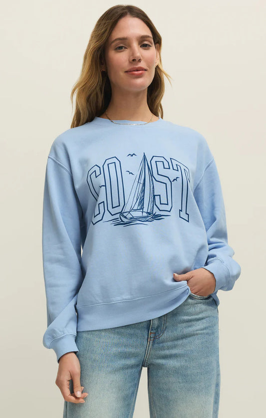 Z Supply Coast Boyfriend Sweatshirt