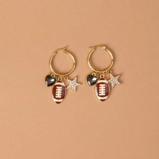 The Darling Effect Gameday Glitz Earrings