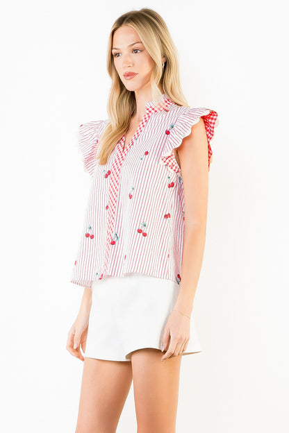 THML Cherry Blouse
