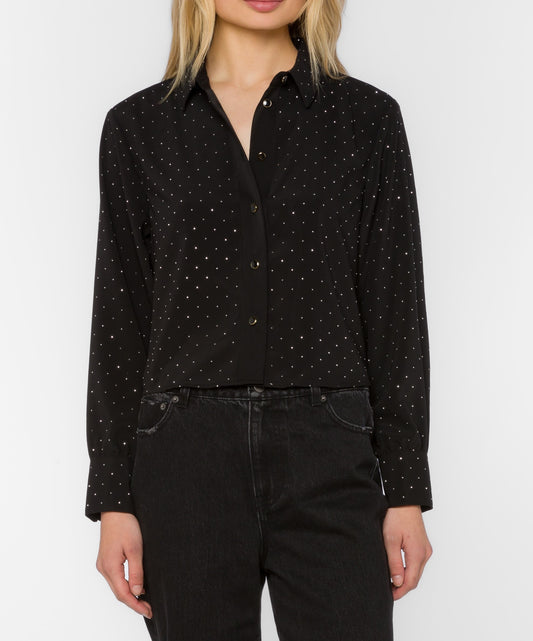 Velvet Heart Lilith L/S Boxy Sparkle Blouse