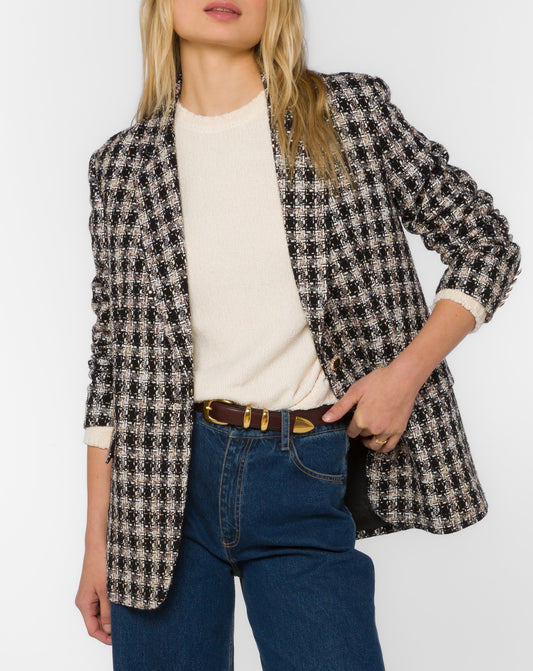 Velvet Heart Majesty Structured Twill Blazer