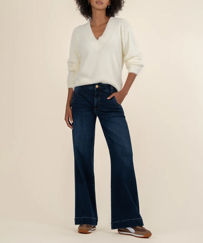 Kut from the Kloth Revel- Deep V Boxy Sweater