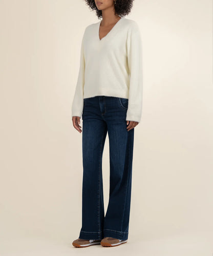 Kut from the Kloth Revel- Deep V Boxy Sweater