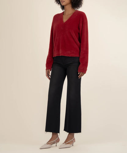 Kut from the Kloth Revel- Deep V Boxy Sweater