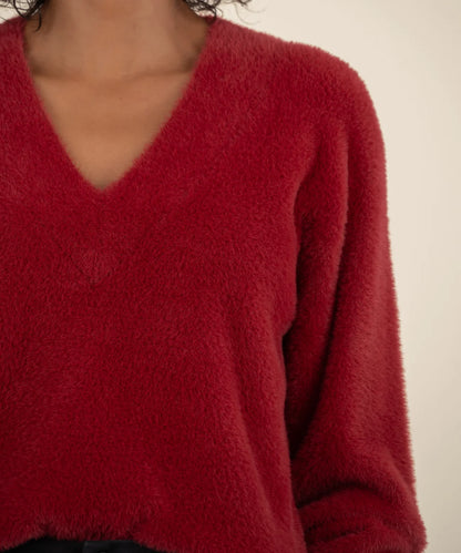Kut from the Kloth Revel- Deep V Boxy Sweater