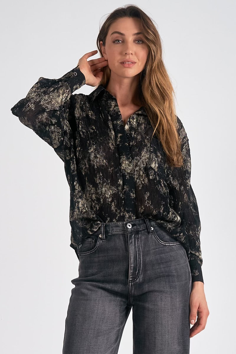 Elan L/S Collar Button Down