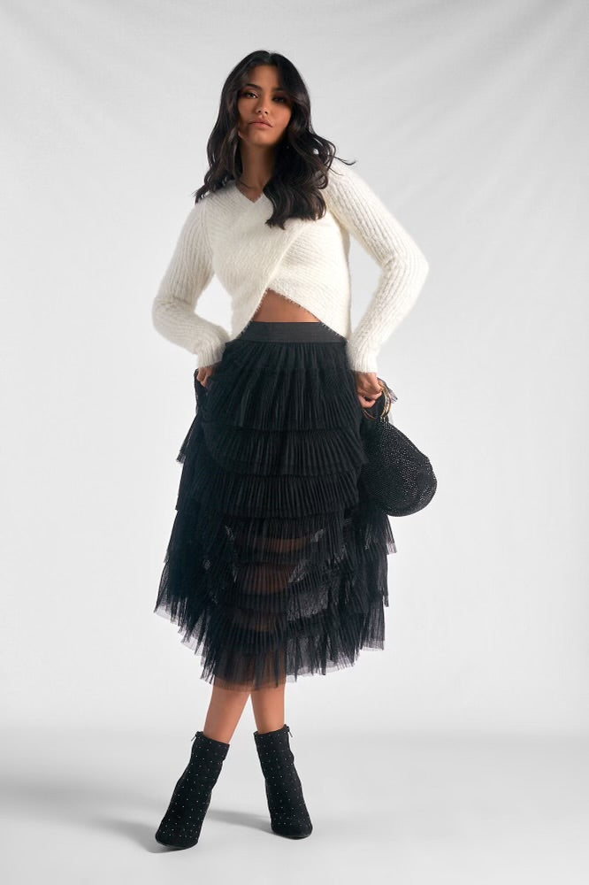 Elan Tuille Layered Skirt