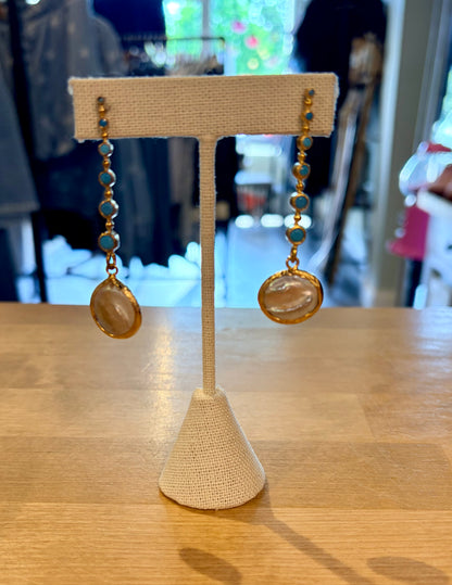 Eve Foxx Genuine Gemstone Earrings