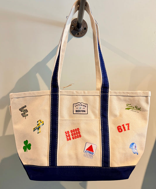 Salt & Sun Medium Boston Theme Tote Bag