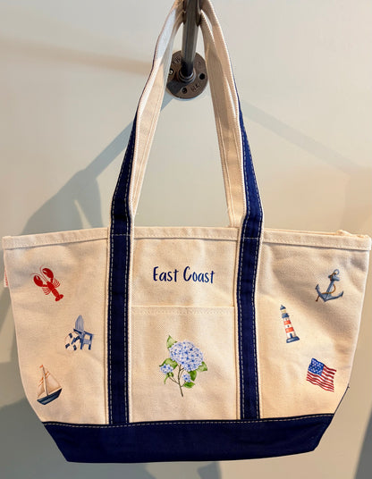 Salt & Sun East Coast Theme Medium Tote Bag